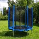 Батут DFC Trampoline Fitness с сеткой 10ft, синий