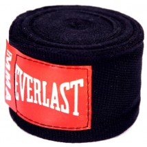 Бинт боксёрский EVERLAST ММА 4453B 2,54 м Черный